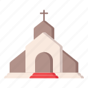 church, building, christian, cross