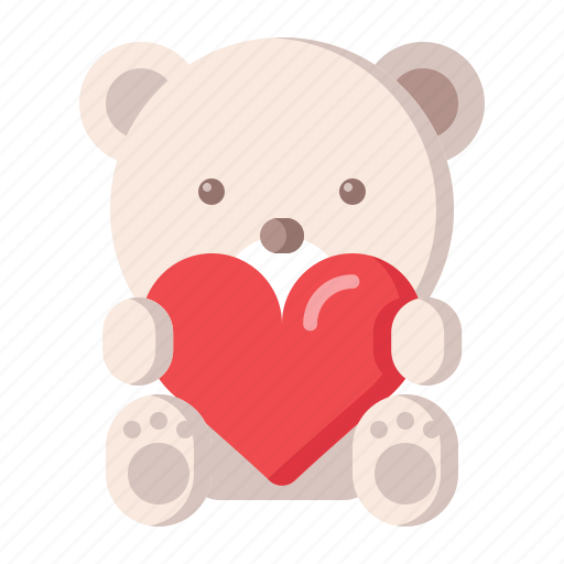 Bear, love, teddy, heart, valentine icon - Download on Iconfinder