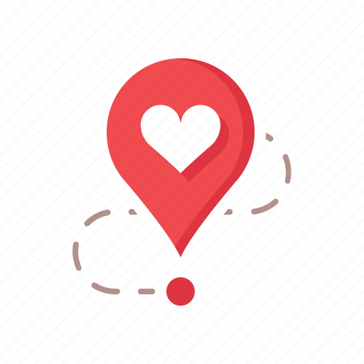 Location, direction, love, marker, pin icon - Download on Iconfinder