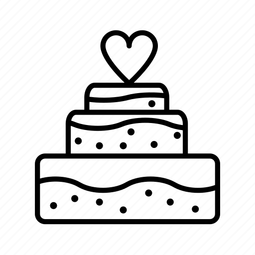 Cake, romance, valentine, wedding icon - Download on Iconfinder
