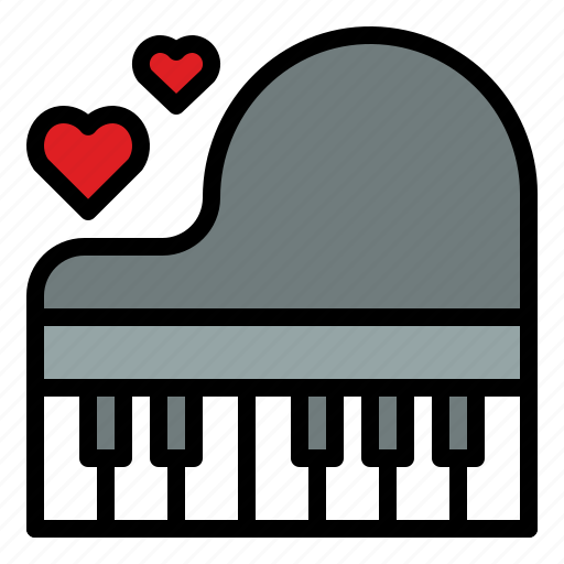 Keyboard, music instrument, piano, romantic, wedding icon - Download on Iconfinder