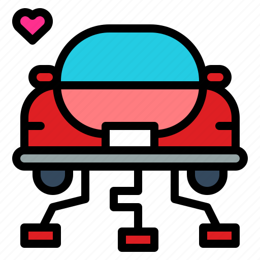 Car, honeymoon, romantic, travel, vehicle, wedding icon - Download on Iconfinder