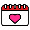 calendar, date, romantic, valentine, wedding