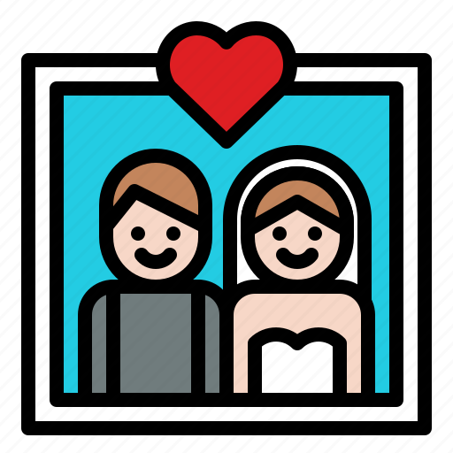 Couple, memory, photo, picture, romantic, wedding icon - Download on Iconfinder