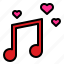 music, music note, note, romantic 