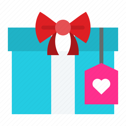 Gift, gift box, present, romantic, valentine icon - Download on Iconfinder