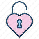 heart, lock, wedding, protection, secure, valentine