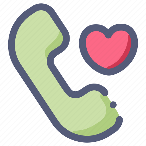 Call, love, romance, telephone, valentine icon - Download on Iconfinder