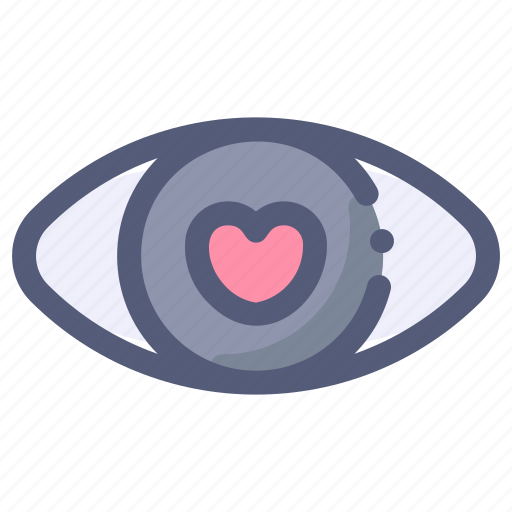 Eye, heart, like, love, romance icon - Download on Iconfinder