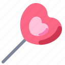 candy, heart, lollipop, love, valentine