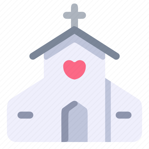 Church, love, marriage, valentine, wedding icon - Download on Iconfinder