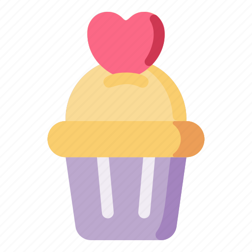 Cupcake, dessert, love, muffin, valentine, wedding icon - Download on Iconfinder