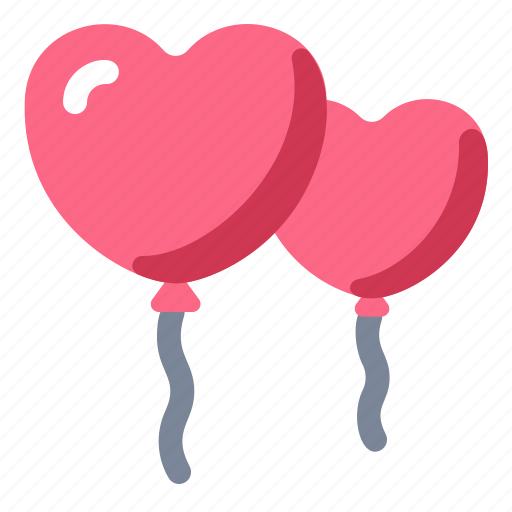 Balloon, decoration, heart, love, wedding icon - Download on Iconfinder