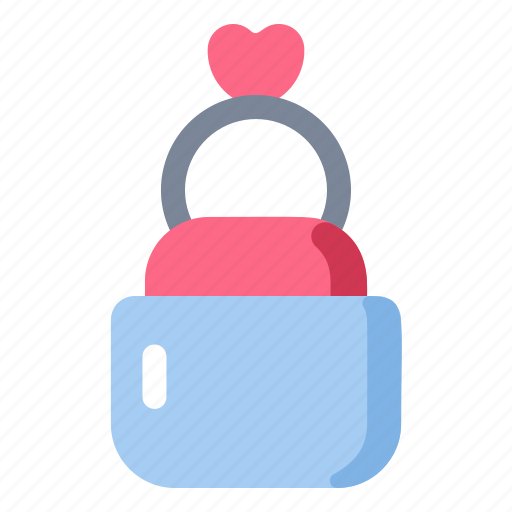 Box, love, propose, ring, wedding icon - Download on Iconfinder