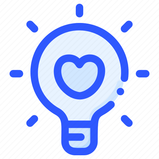 Bulb, lamp, love, valentine, wedding icon - Download on Iconfinder