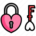 key, lock, love, romance, arcade, gaming, fun