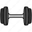 dumbbell, fitness, gym, sports, weight 