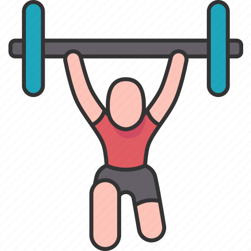 Weightlifting, clean, jerk, deadlift, strength icon - Download on Iconfinder