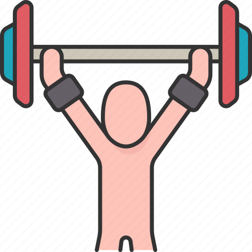 Weightlifting, training, fitness, strong, heavy icon - Download on Iconfinder