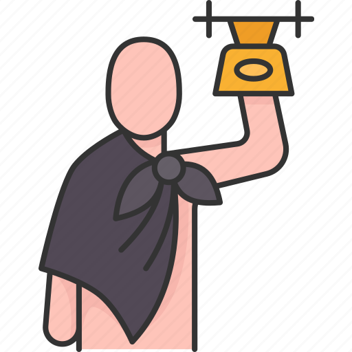 Winner, weightlifting, champion, victory, competition icon - Download on Iconfinder