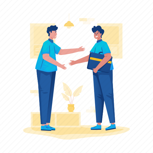 Welcome, teammates, hand shake, cooperation, partnership, teamwork, business illustration - Download on Iconfinder