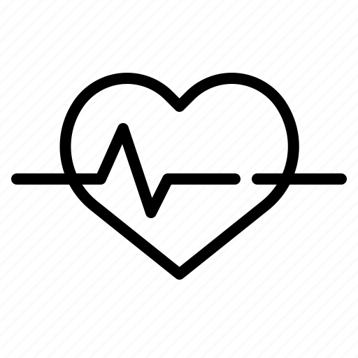 Heartbeat, heart, wellness, health, healthy icon - Download on Iconfinder