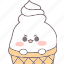 .svg, rabbit, white, emotions, cute, ice cream 