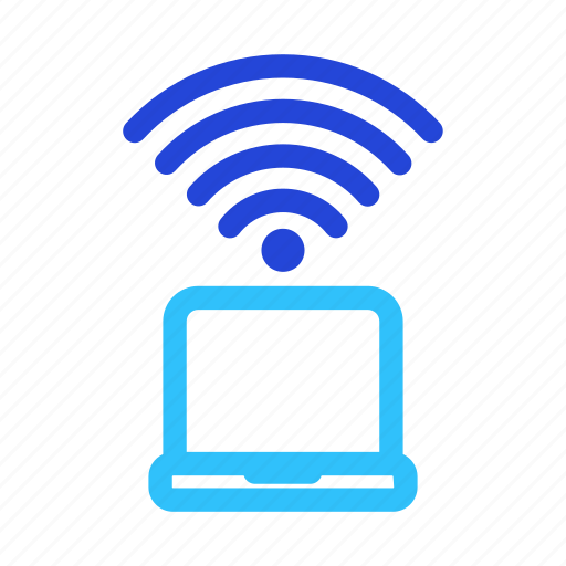 Connection, laptop, mobile, signal, wireless icon - Download on Iconfinder