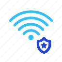 connection, mobile, shield, signal, wireless