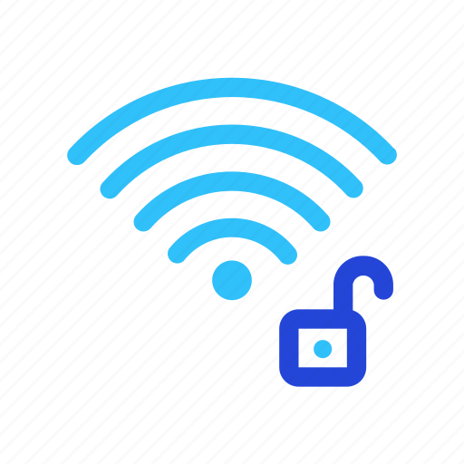 Connection, mobile, signal, unlock, wireless icon - Download on Iconfinder