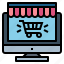 online, shopping, cart, commerce, computer 