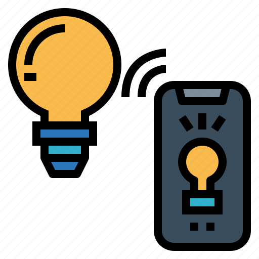 Smart, lighting, house, connectivity, electronics, lamp icon - Download on Iconfinder