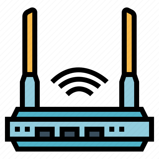 Wifi, router, wireless, internet, technology, connection, communications icon - Download on Iconfinder