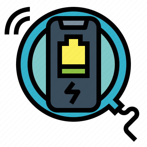 Wireless, charging, charger, electronics, power, phone icon - Download on Iconfinder