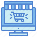 online, shopping, cart, commerce, computer
