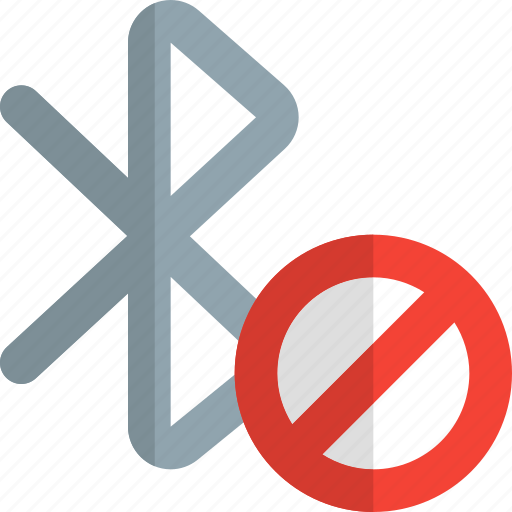 Bluetooth, banned, restricted icon - Download on Iconfinder