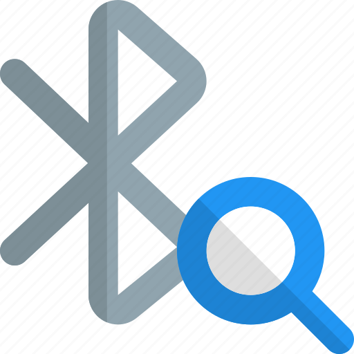 Bluetooth, search, magnifier icon - Download on Iconfinder