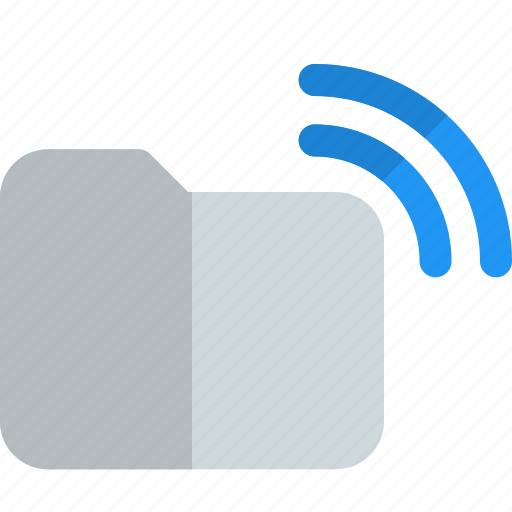 Folder, wireless, document icon - Download on Iconfinder