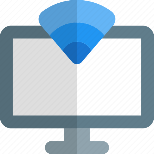 Wireless, connection, desktop icon - Download on Iconfinder