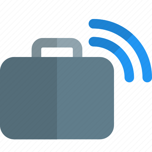 Suitcase, wireless, briefcase icon - Download on Iconfinder