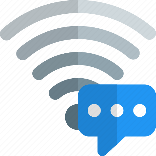 Wireless, chat, message icon - Download on Iconfinder