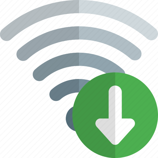 Wireless, download, data icon - Download on Iconfinder