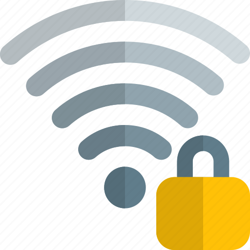 Wireless, lock, security icon - Download on Iconfinder