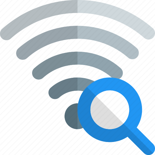 Wireless, search, magnifier icon - Download on Iconfinder