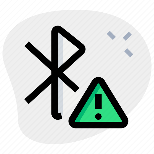 Bluetooth, warning, danger icon - Download on Iconfinder
