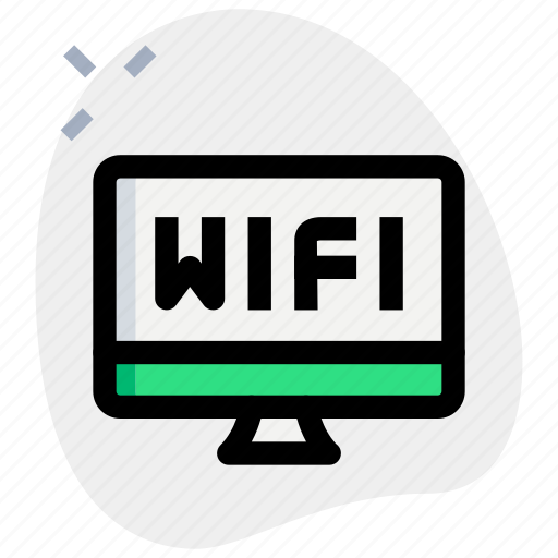 Dekstop, wifi, signal icon - Download on Iconfinder
