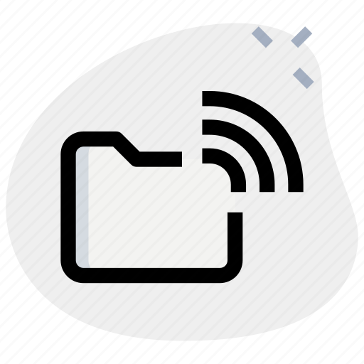 Folder, wireless, document icon - Download on Iconfinder
