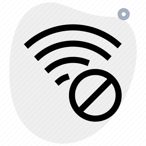 Wireless, banned, connection icon - Download on Iconfinder