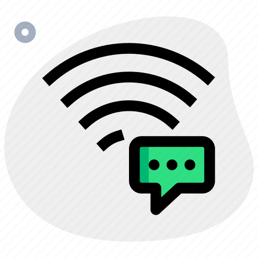 Wireless, chat, bubble icon - Download on Iconfinder