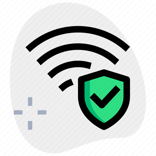 Wireless, shield, security icon - Download on Iconfinder